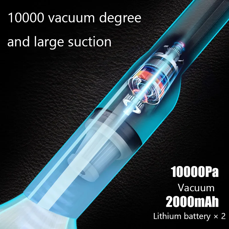 RACEFAS Handheld Car Vacuum Cleaner For Home Cyclone Filter Powerful Wireless Vacuum Cleaner For Car Products