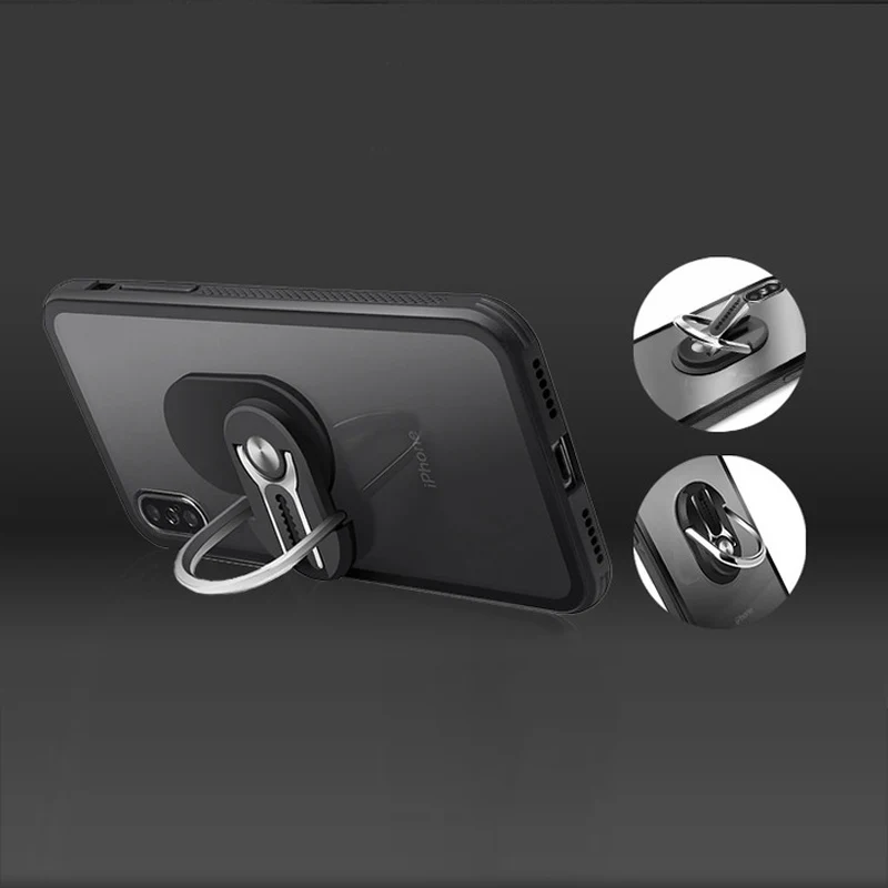 

Foldable Finger Ring Phone Holder Car Air Vent 2 in 1 Phone Stand Windshield Car For All Smartphone