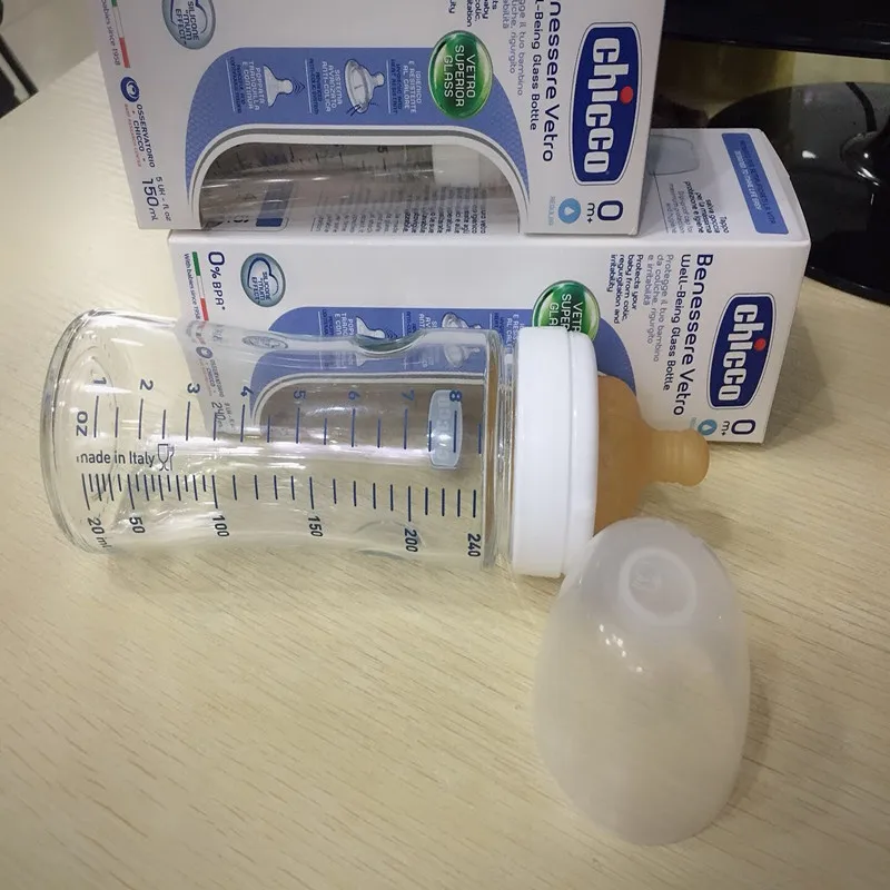

Chicco Infant Glass Feeding Bottles 150ml