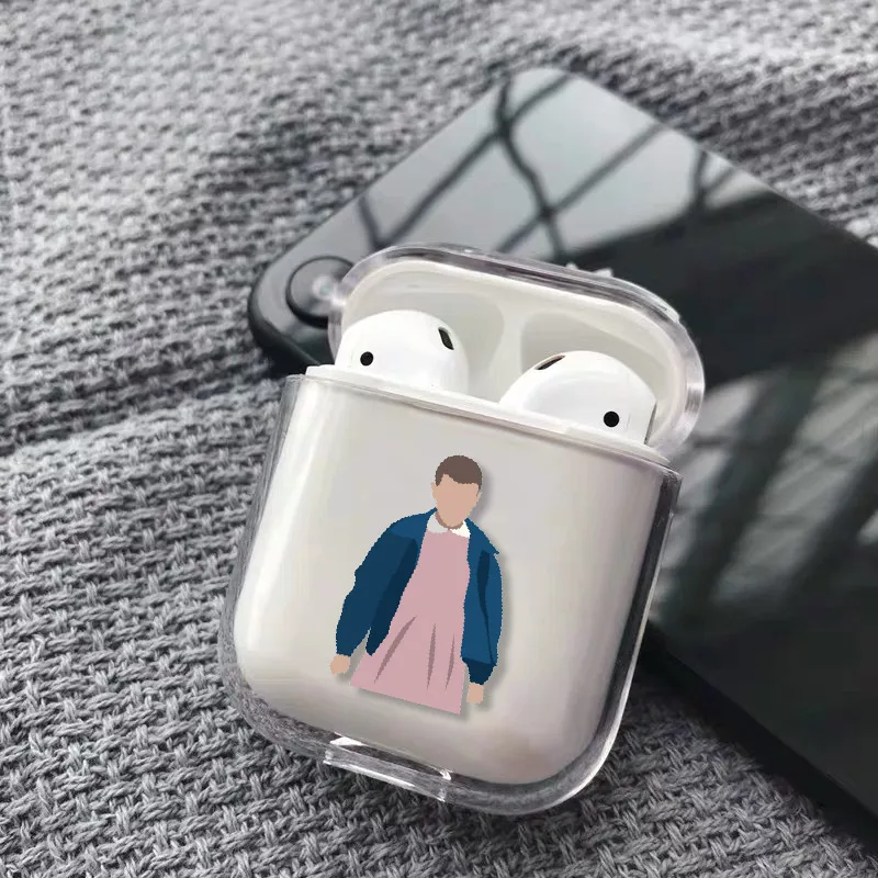 Чехол для наушников Stranger Things Eleven для Apple iPhone, зарядная коробка для AirPods Pro, жесткий прозрачный защитный чехол, аксессуары - Цвет: 17