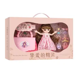 Poupée Loli articulée en 3D pour fille, jouet en plastique, à la mode, cadeau avec vêtements 