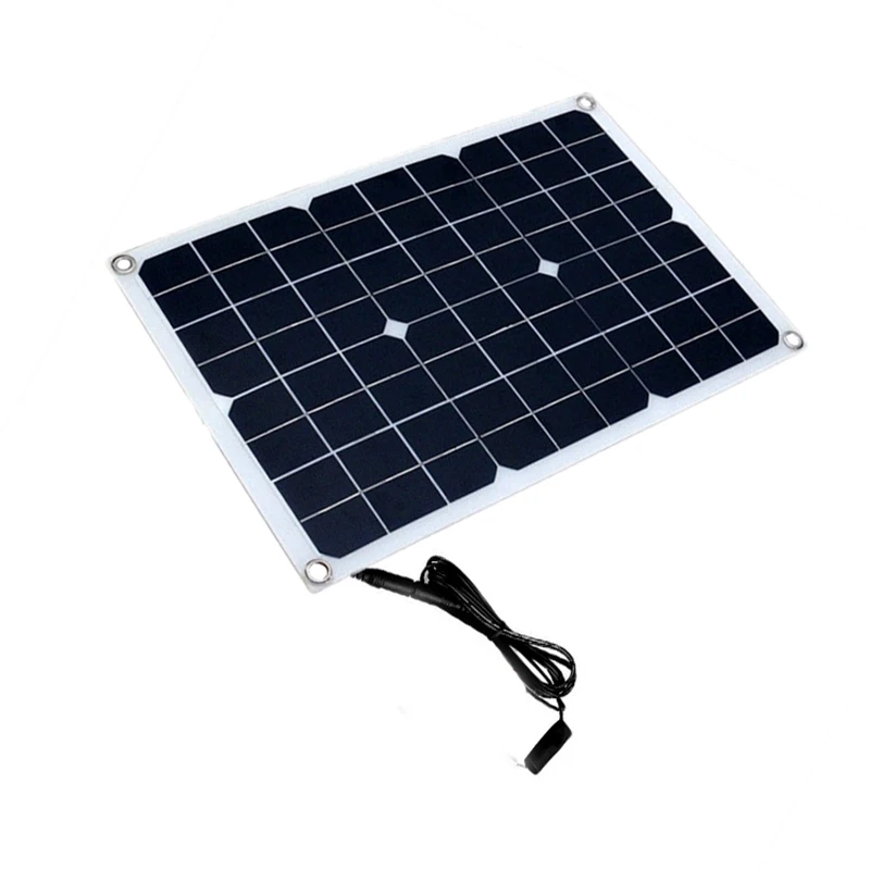 20W 18V монопанели солнечных батарей зарядное устройство для телефона автомобиля