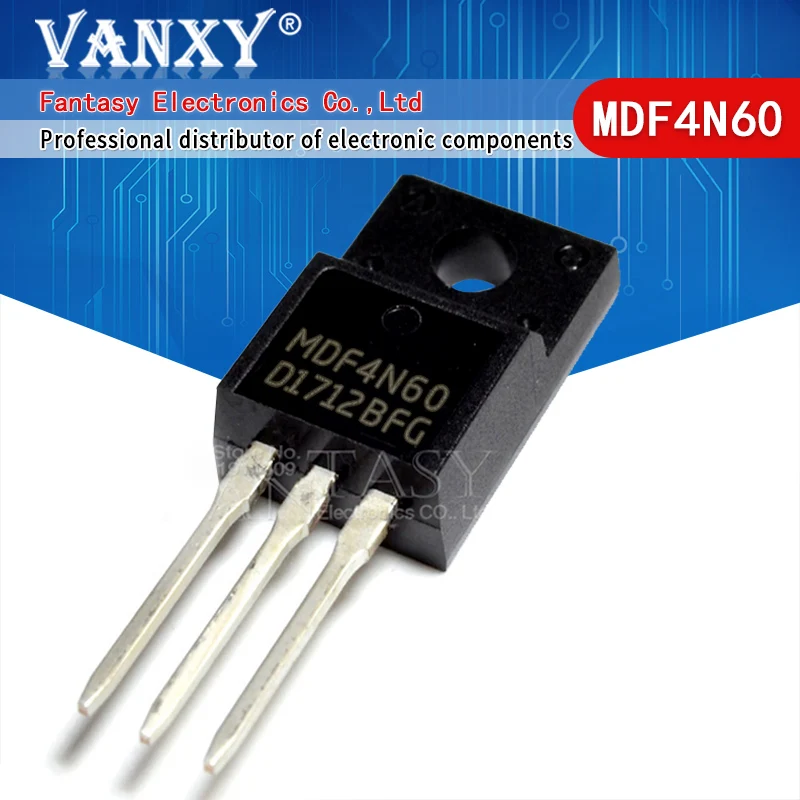 10pcs MDF4N60 TO-220F 4N60 TO220F TO220 600V 4A afbeelding