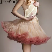 JaneVini/Лидер продаж; Женская юбка-пачка; короткая юбка в винтажном стиле; балетная юбка под свадебное платье для взрослых; Нижняя юбка-пачка; rosa adulto;