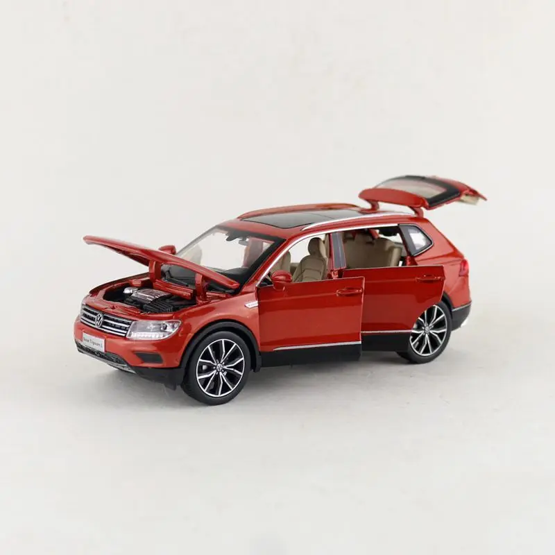 1:32 All New Tiguan L SUV Metallic Modellauto Spielzeug Model Sammlung Schwarz