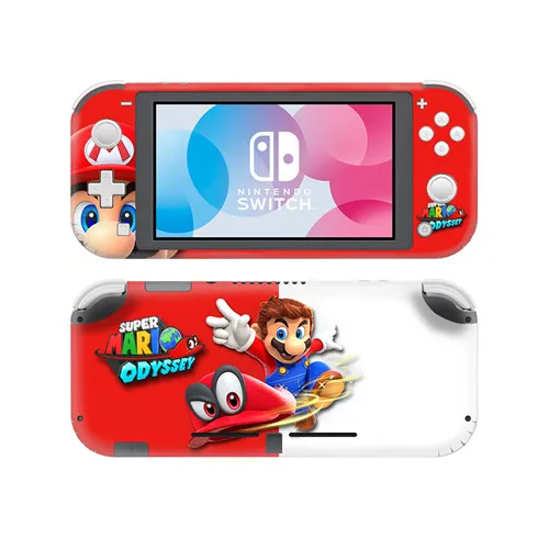 Super Mario Odyssey pegatina de piel para Nintendo Switch Lite consola y controlador Protector Joy Switch Lite pegatina de - AliExpress