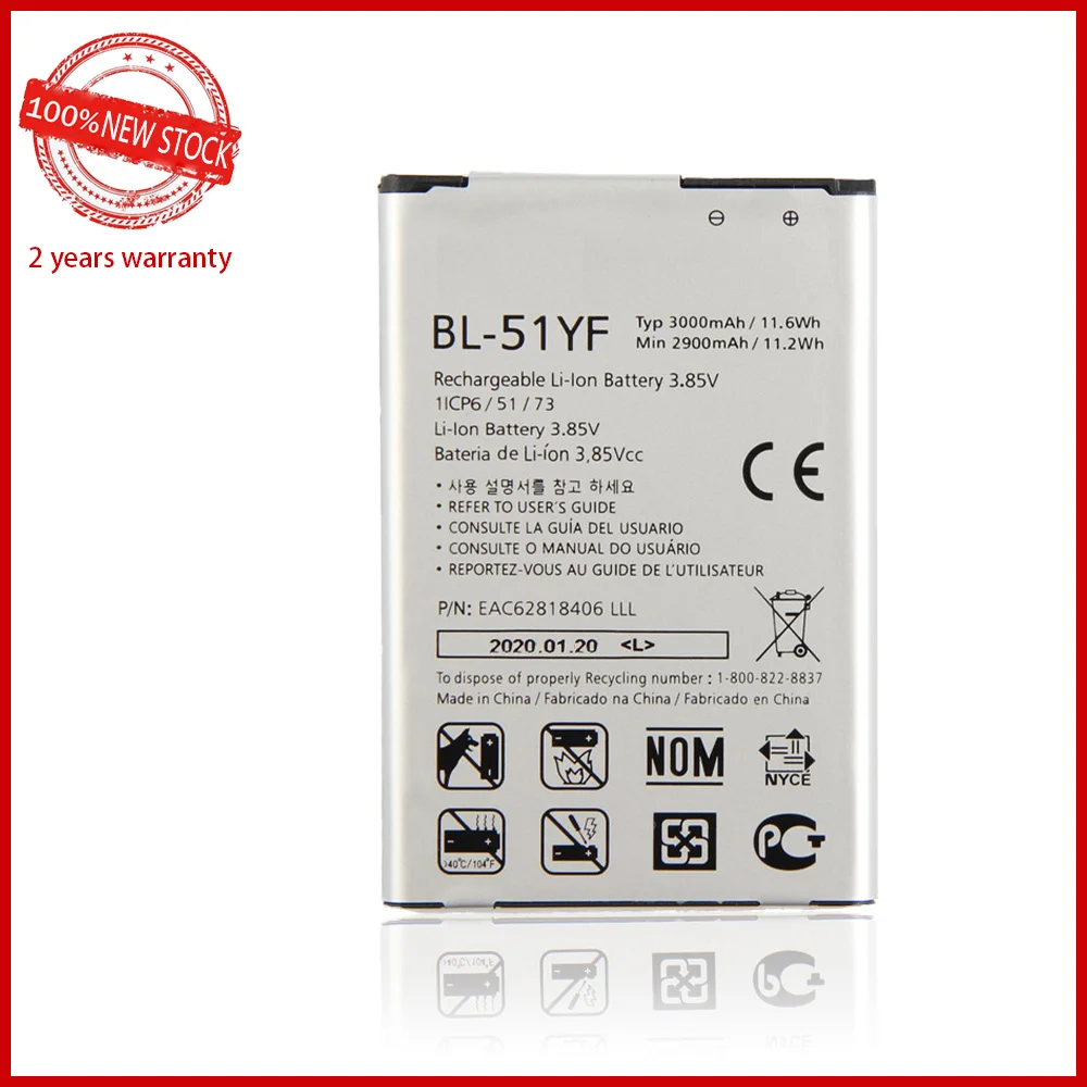 3000mAh Battery For LG G4 H810 H815 H818 F500 US991 VS986 Phone smart phone battery phone battery
