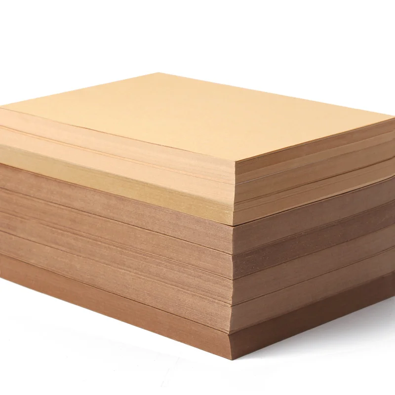 100 Vellen 80G Van Kraft A4 Papier Cover Kraftpapier Document Cover