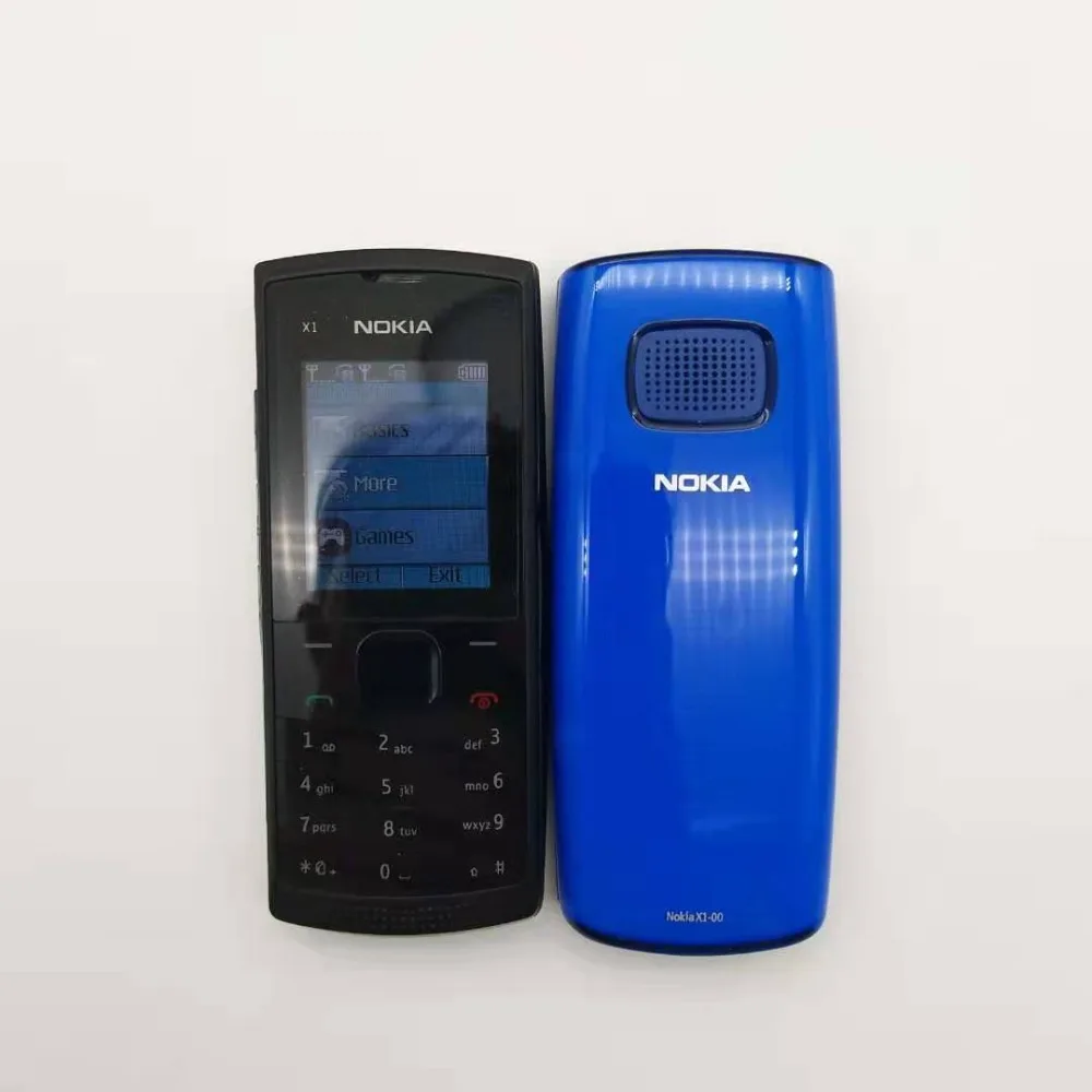 Nokia X1-00 Refurbished-Original unlocked x1-00 dual sim card mobile phones GSM bar cellphones one year warranty  refurbished refurbished iphone xr