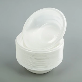 

A set of disposable plates, 475 ml, d = 15 cm, 50 pcs, white