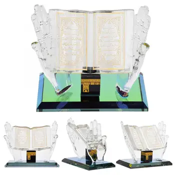 

Metal Muslim Crystal Decorative Model Islamic Building Handicrafts Souvenirs Car Decor sculpture Muslim Crafts Model