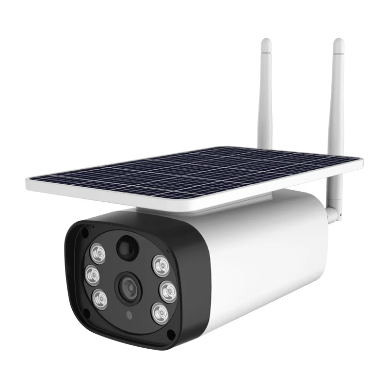 

Dual Antenna Solar Camera Wireless Ip Camera 1080P 4G Wire Free IP67 Waterproof Night Vision Motion Detection Outdoor Camera
