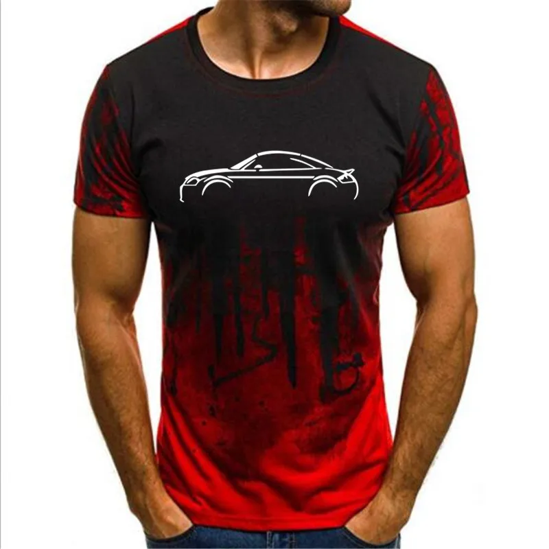 Высокое качество S-3XL Премиум AUTOTEES футболка с изображением автомобиля для AUDI TT MK 1 энтузиастов камуфляж