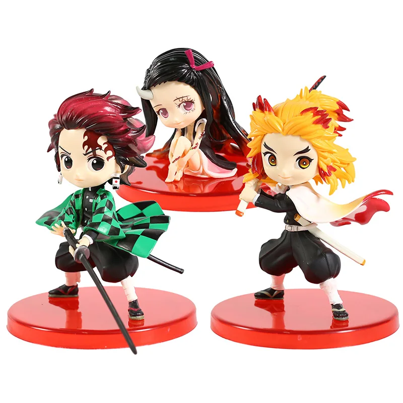 Buy Q Posket Demon Slayer Kimetsu No Yaiba Kamado Tanjirou Nezuko Rengoku Kyoujurou Pvc Figures Toys In The Online Store Cp0fun Store At A Price Of 4 58 Usd With Delivery Specifications Photos