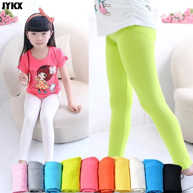 Fashion Elastic Baby girls spring leggings Candy Color Leggings