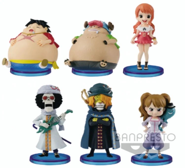

Anime 128 S 6-One Piece WCF Theater Version Cake Island Chapter Fat Luffy Fat Gismo Capsule Toy Garage Kit