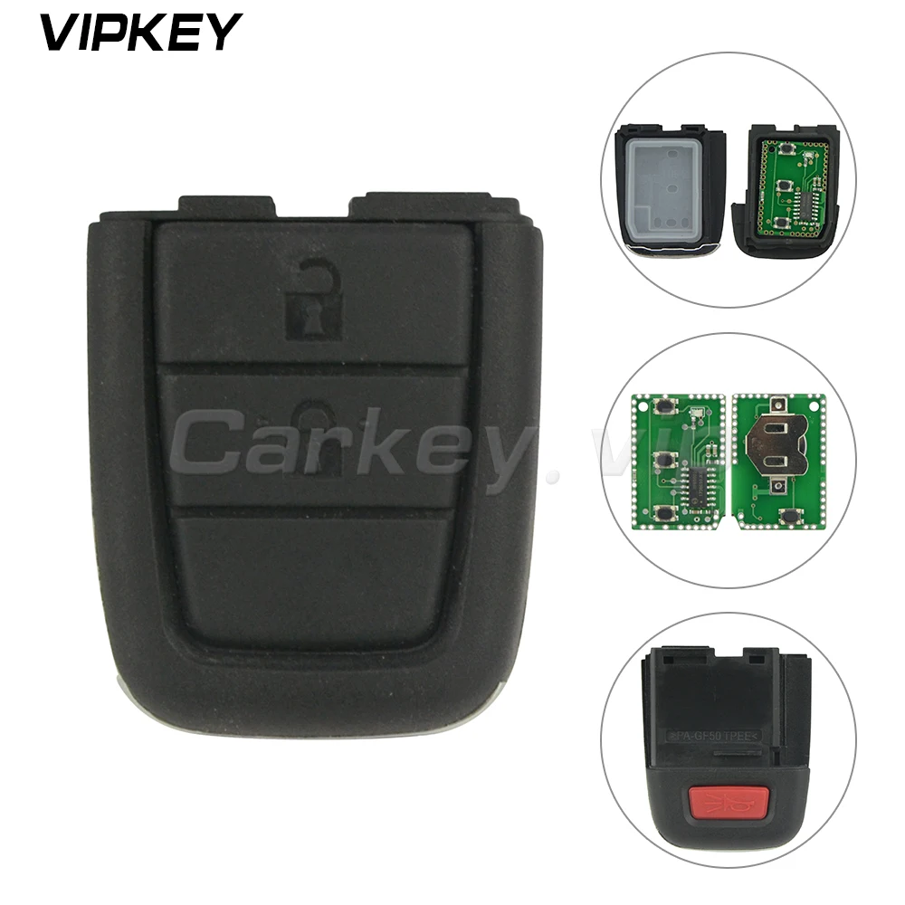 Remotekey Remote Car Key 2 Button With Panic 434mhz For Holden VE Commodore 2006 2007 2008 2009 2010 2011 2012 2013