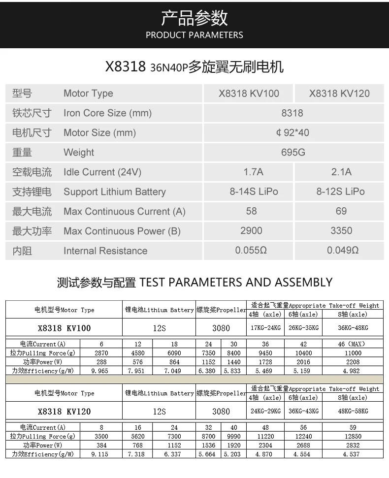Бесщеточный бесщеточный двигатель KV120 EA95 улучшенная версия Q9XL для аграрного