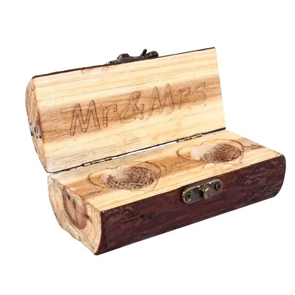 

Hollow Pattern Vintage Rustic Wooden Jewelry Display Box Necklace Bracelet Ring Storage Organizer Storage Case Gift Box Ring Box