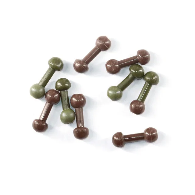 Naked Chod Beads 5mm Karpfenangeln Terminal Tackle 3x Naked Chod Rig Perlen 5 Mm Für Karpfenangeln – 6 Stück Pro Packung, Schwarz Barsch Köder