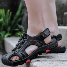 Лидер продаж; мужские сандалии; коллекция года; сезон лето; модные сандалии из натуральной кожи; сандалии-амфибия «шуй-Лу»; мужские сандалии с закрытым носком