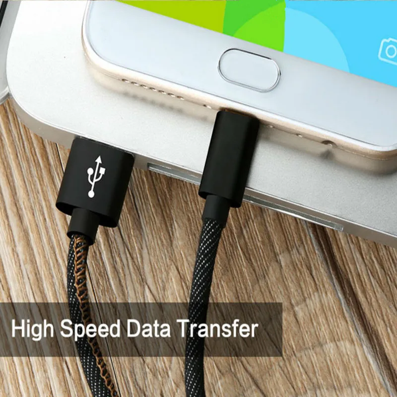 Micro USB кабель для быстрой зарядки USB кабель для передачи данных нейлоновый шнур для синхронизации 3A для samsung Xiaomi huawei Redmi Note 4 5 Android Microusb Кабели