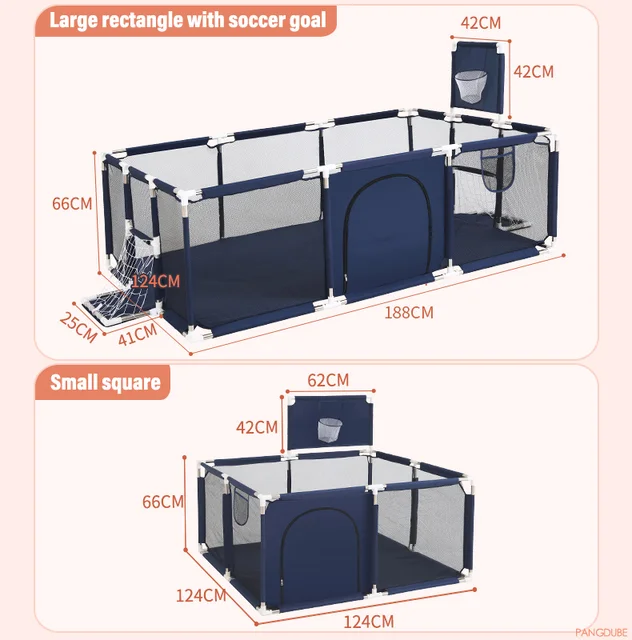 Baby Playpen for Children Playpen for Baby Playground Arena for Children Baby Ball Pool Park Kids Safety Fence Activity Play Pen 3