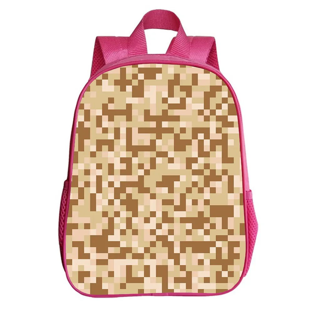 Camouflage School Bags Kids Cartoon Rucksack Boys Girls Unisex Travel Laptop Knapsack Students Bag Kindergarten school bag