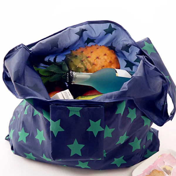 Горячая Милая Дамская Складная сумка для продуктов, квадратная сумка для хранения покупок, многоразовая Экологичная хозяйственная сумка, сумка, сумка TI99