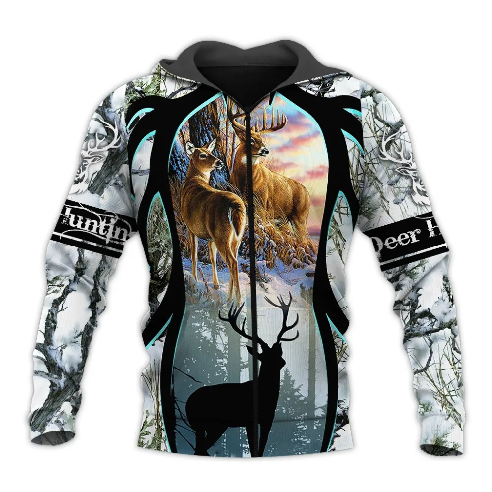 deer-hunting-3d-all-over-printed-clothes-da409-zipped-hoodie