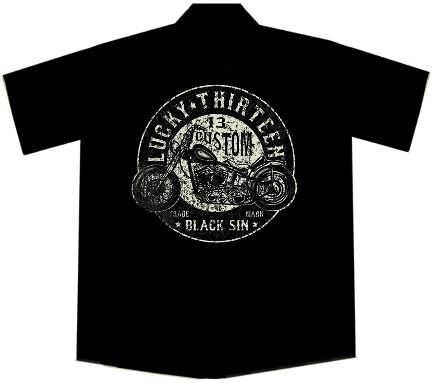 Pengendara Motor Kustom Dosa Hitam 