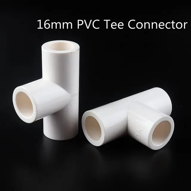 PVC16-CK 16mm Codo Chico para Tubo PVC Blanco