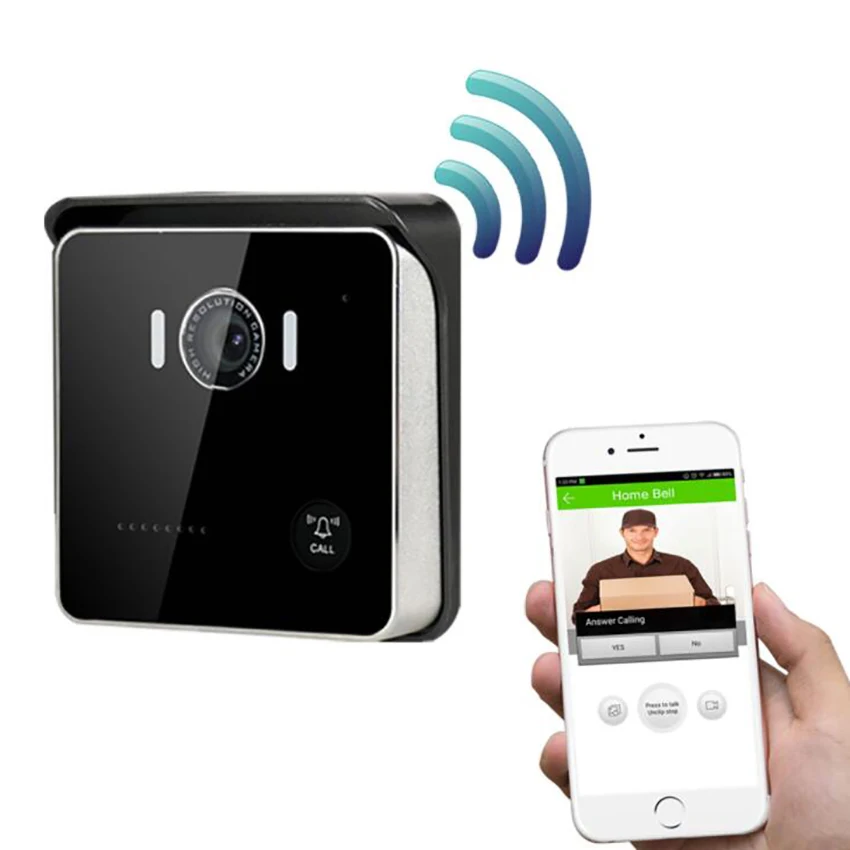 

WiFi Video Doorbell, HD Doorbell Camera Wireless Real-Time Video with Speaker, Motion Detector, Night Vision, Remote Unlock