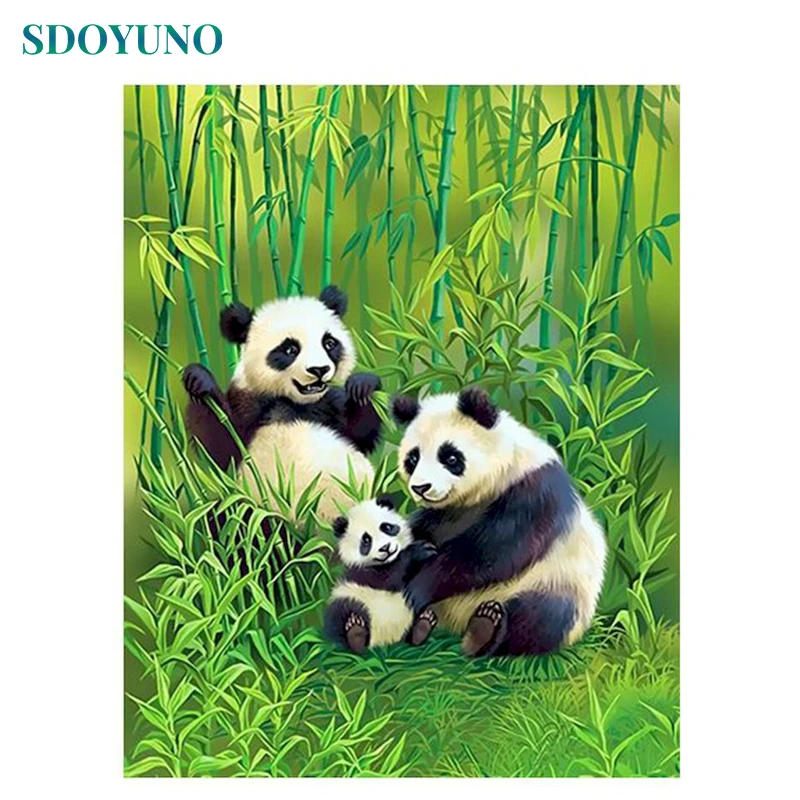 Sonyzun 装飾用アクリル絵の具 数字による絵画 60x75cm フレームレス 油絵 家の装飾 Aliexpress Home Garden