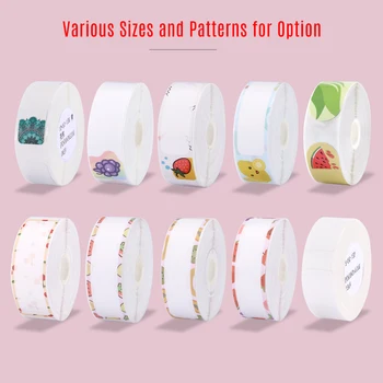 

Thermal Printing Label Paper Barcode Price Size Name Blank Labels Waterproof Tear Resistant for Home Organizer Supermarket Store