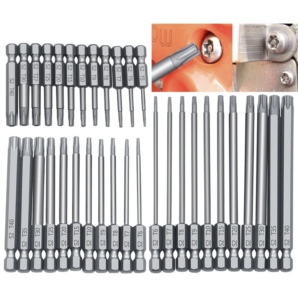 Домашний аксессуар портативный набор стальных отверток S2 долговечная Магнитная