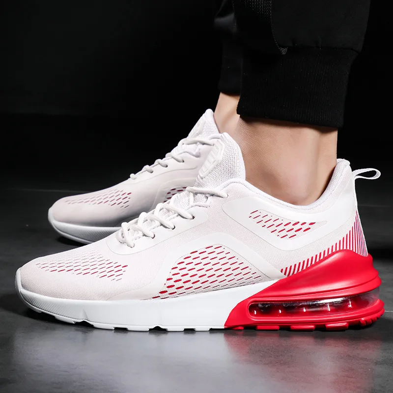 

New Autumn Men Shoes Lightweight Air Cushion Sneakers Men Casual Breathable Comfortable Male Shoes Walking Footwear