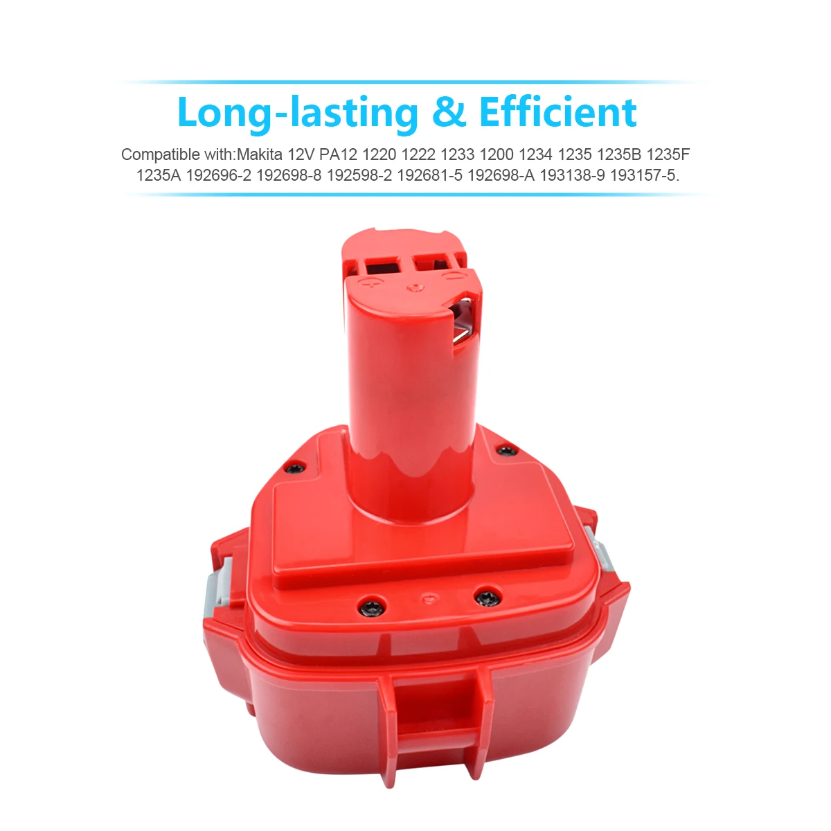 Turpow 3000mAh 12V Rechargeable Battery Makita 12 V PA12 6270D 6271D 6227D Power Tool 6317D 8270D batteries 4331D L50 power tool battery rechargeable lithium batteries rechargeable nickel zinc batteries rechargeable nickel metal hydride batteries