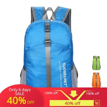 

Travel folding bag waterproof nylon ultra light bag outdoor leisure camping travel backpack