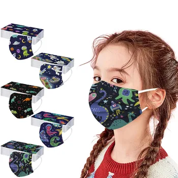 

30PC Children's masque adulte réutilisable Mask Space Disposable High Quality Mask masque jetable Earhook mascararilla maskers