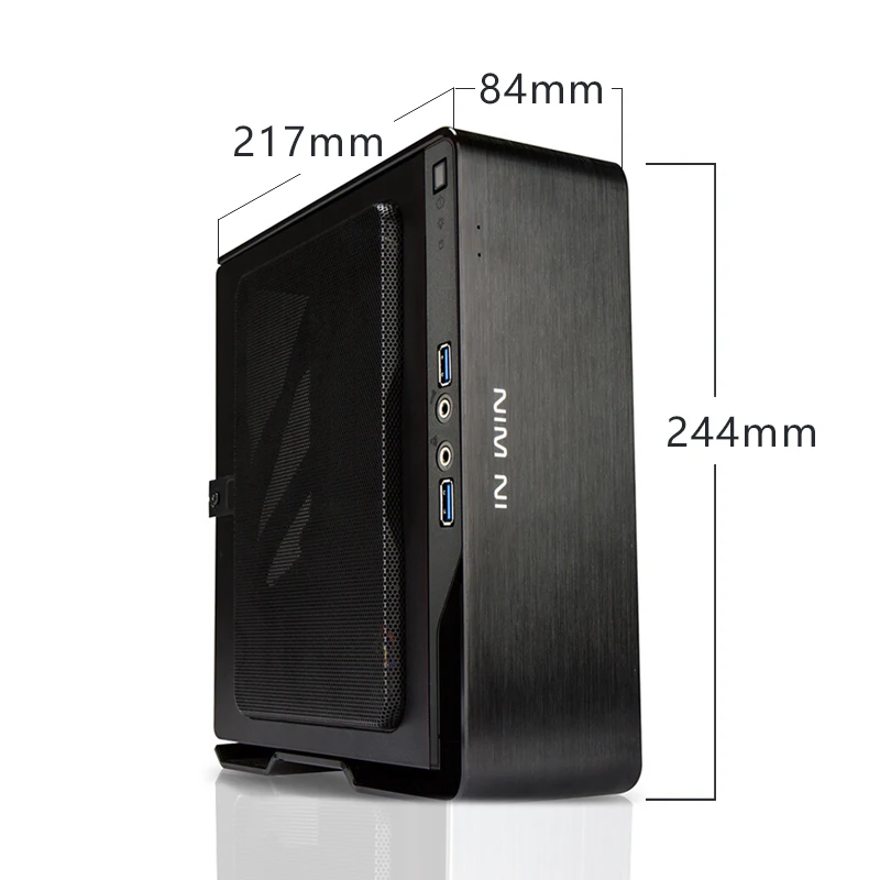 Настольный чехол Super Mini ITX с 150 Вт 80Plus поддержка блока питания I7 9700 процессор HTPC