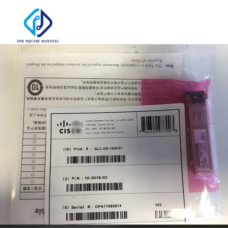 

Оригинальная фотовспышка для CISCO 2KM MM 1310nm SGMII Multimode SFP