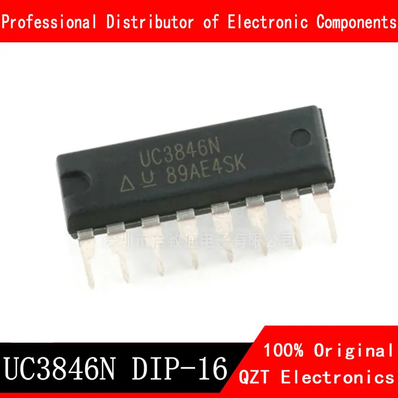 10 шт./лот UC3846N DIP16 UC3846 DIP 3846 DIP-16 новая Оригинальная фотография 10pcs sn74ls85n dip 16 74ls85 dip16 sn74ls85 dip 74ls85n hd74ls85p