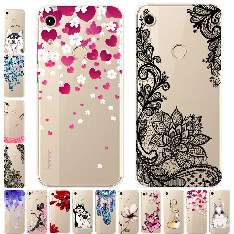 Для Coque Huawei Y6S 2020 чехол TPU силиконовый мягкий мультяшный Прозрачный для телефона