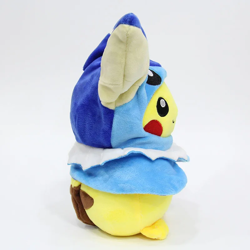 TAKARA TOMY Pokemon плащ Пикачу Cos Eevee плюшевые игрушки Sylveon Leafeon Espeon Vaporeon мягкие милые куклы Хобби коллекционный подарок