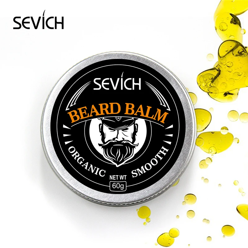 Sevich 30 г Конопляный Бальзам для бороды натуральный кондиционер для роста бороды и органический воск для усов для бороды Гладкий Стайлинг уход за бородой