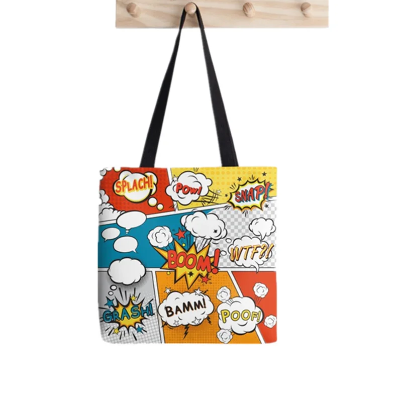 Shopper Day of the Dead Catrina Printed Tote Bag women Harajuku shopper Funny handbag girl Shoulder shopping  Lady Canvas Bag