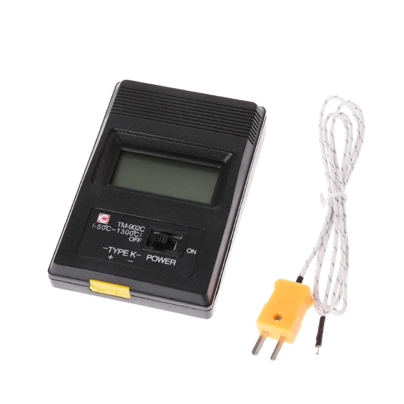 TM-902C измеритель температуры K Тип lcd Цифровой термометр термопары зонд 1300 L69A