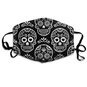 

Comfortable Two Layer Dust Mask Soft Funny Rainbow Aliens Face Mask Cover Mouth for Adults and Teens