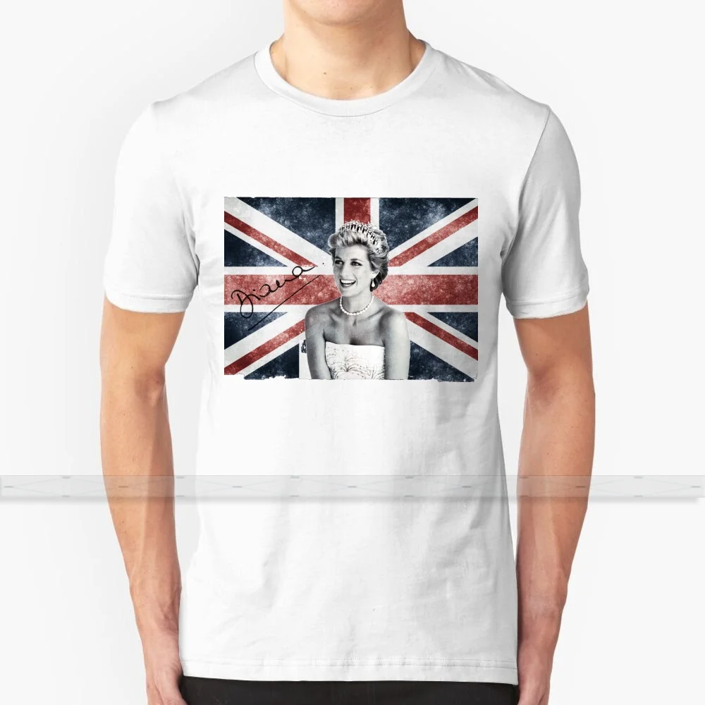 Lady Diana Custom Design Print For Men Women Cotton New Cool Tee T - Shirt Big Size 6XL D United Kingdom | Мужская одежда